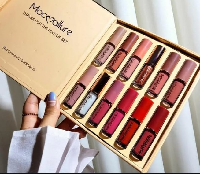 Mocallure Matte Lip Gloss Pack of 12