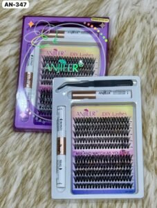 Anjeer DIY Eyelash Kit With Glue, Remover and Tweezer Anjeer-eyelash-kit-40d